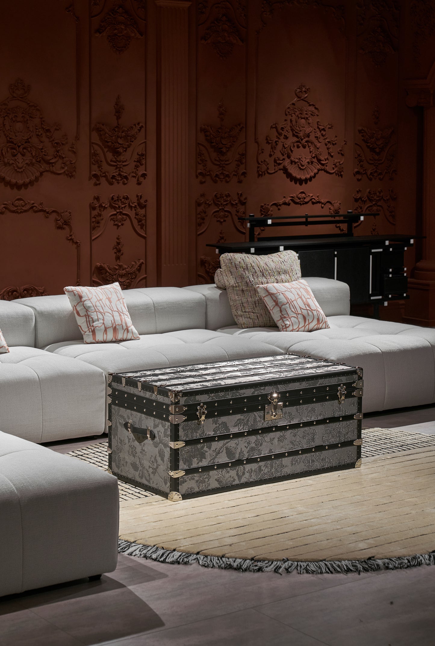 Premium Coffee Table Case | black-white | Copper wire collection