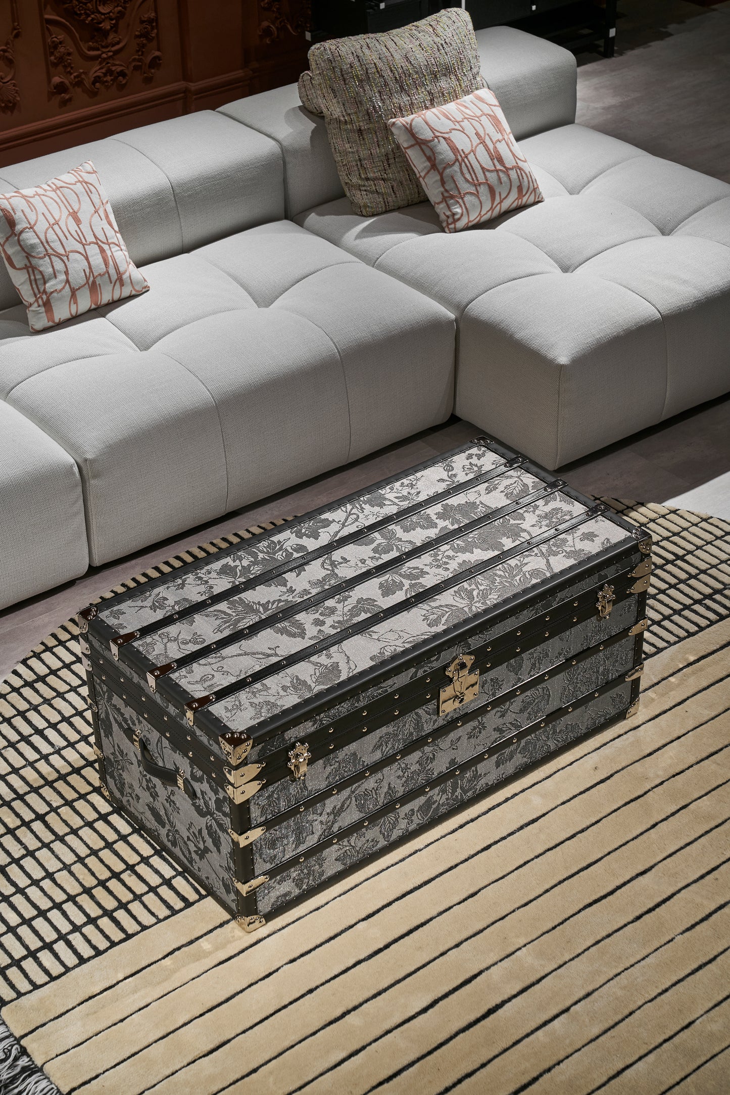 Premium Coffee Table Case | black-white | Copper wire collection