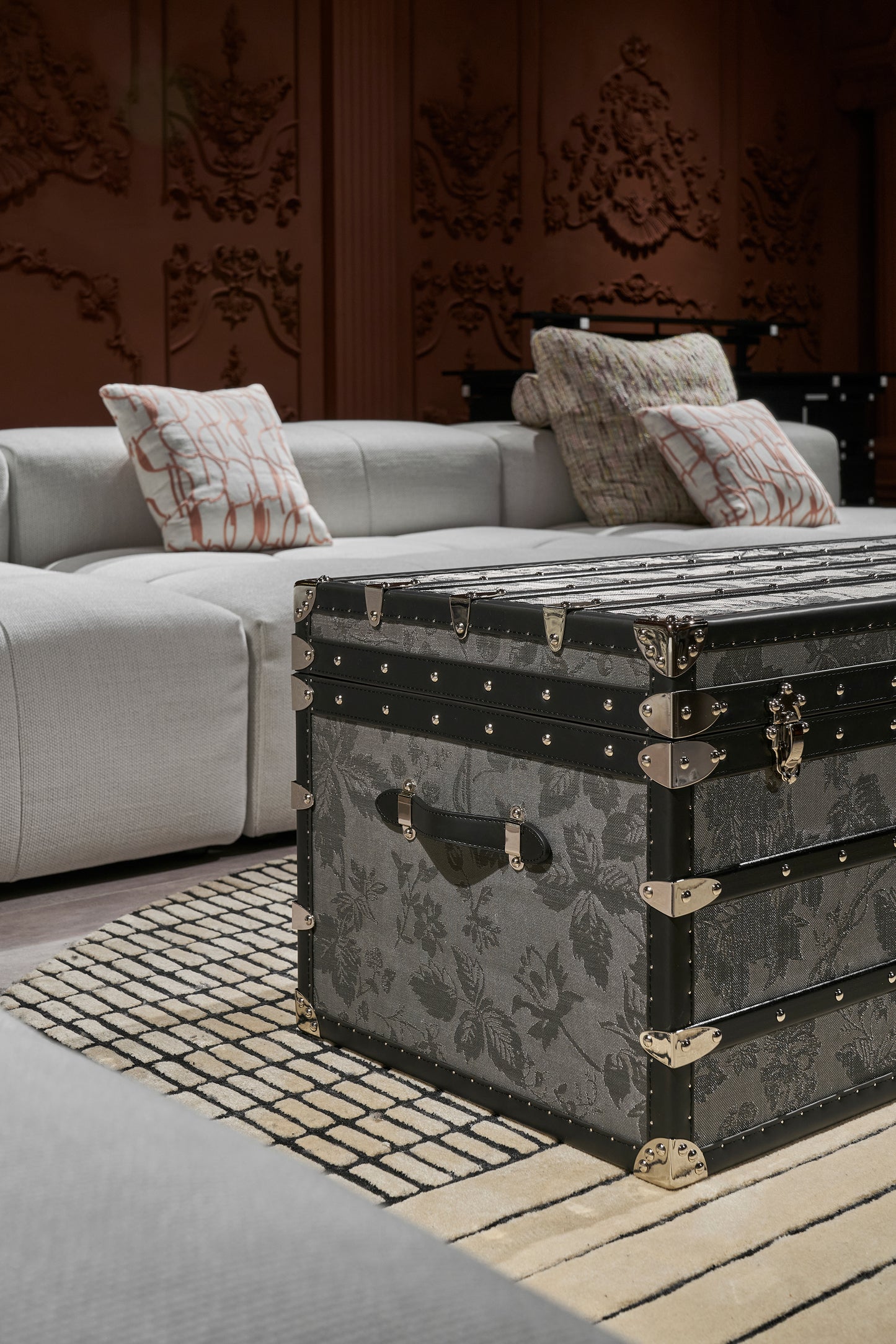 Premium Coffee Table Case | black-white | Copper wire collection