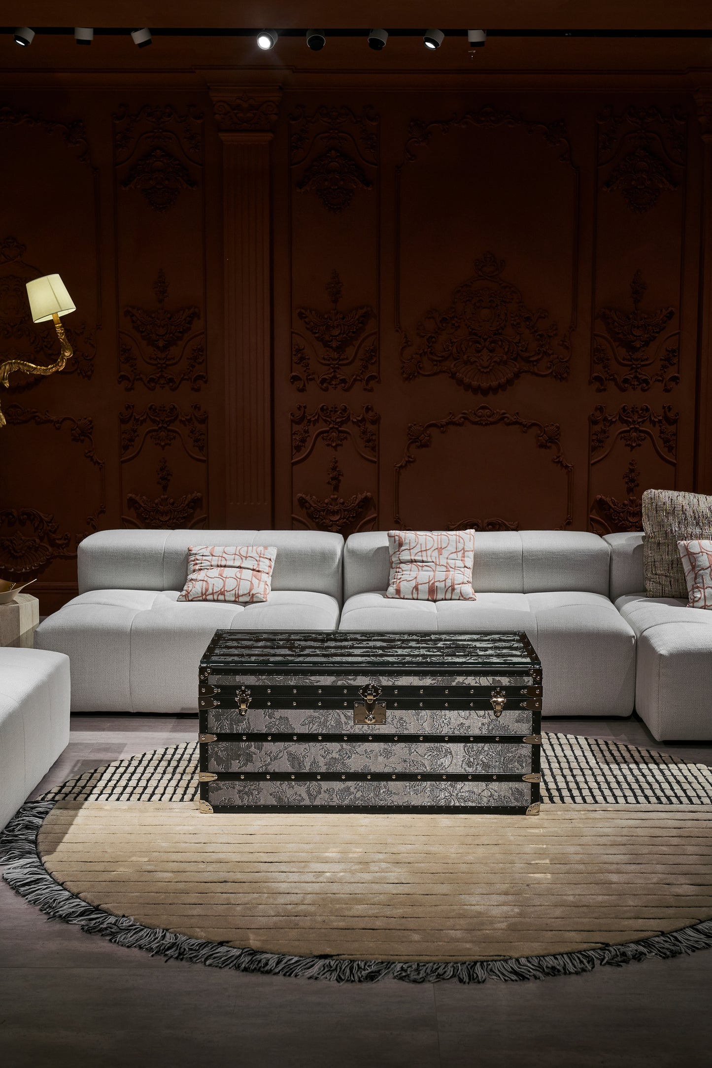 Premium Coffee Table Case | black-white | Copper wire collection