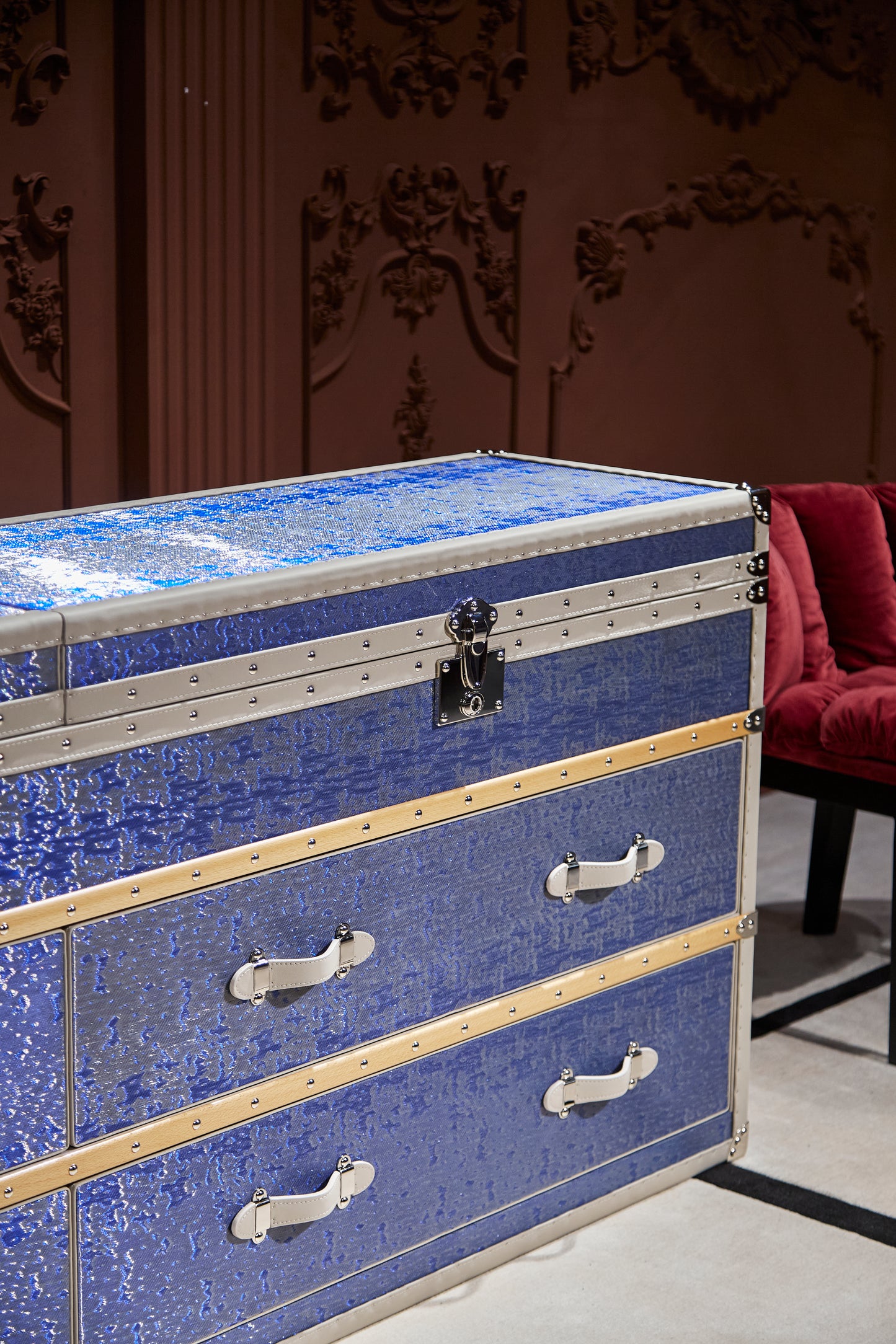 Large - sized side cabine| Blue | Copper wire