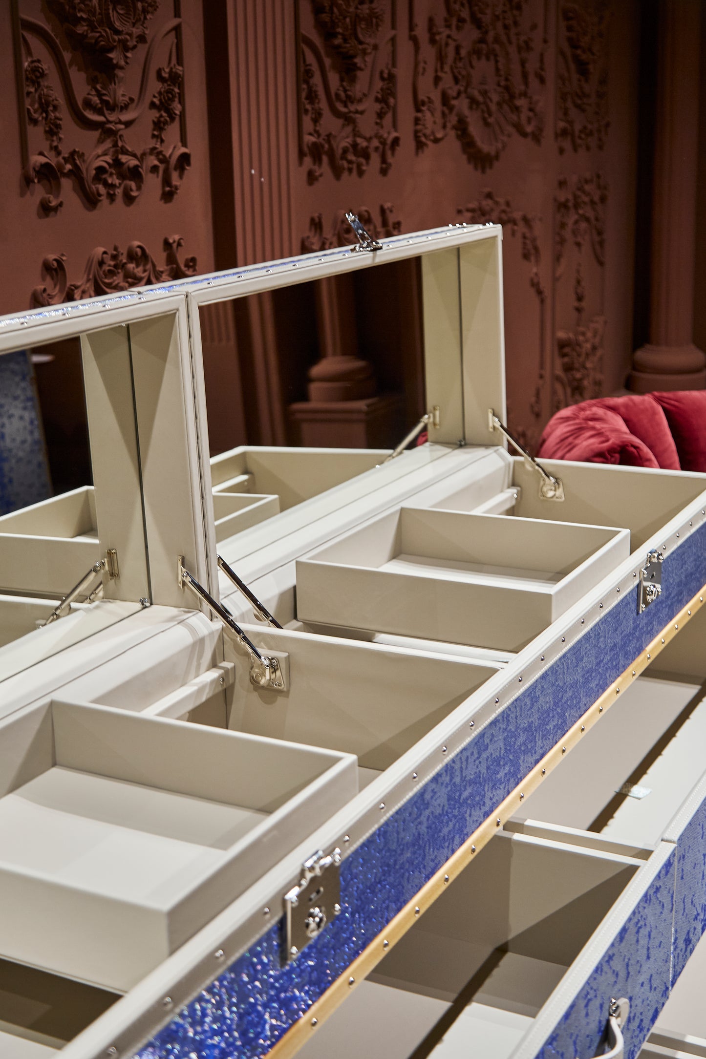 Large - sized side cabine| Blue | Copper wire