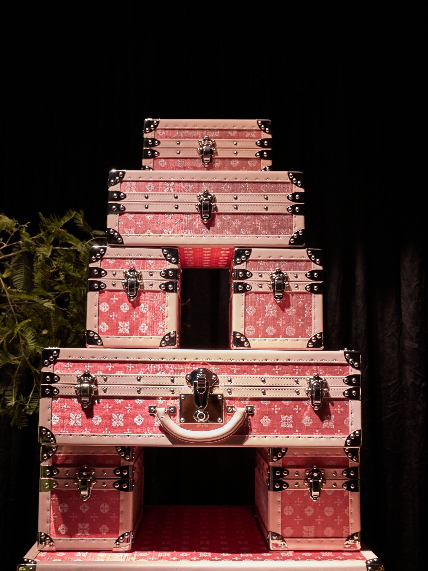 Tower Case | Pink | Leather collection