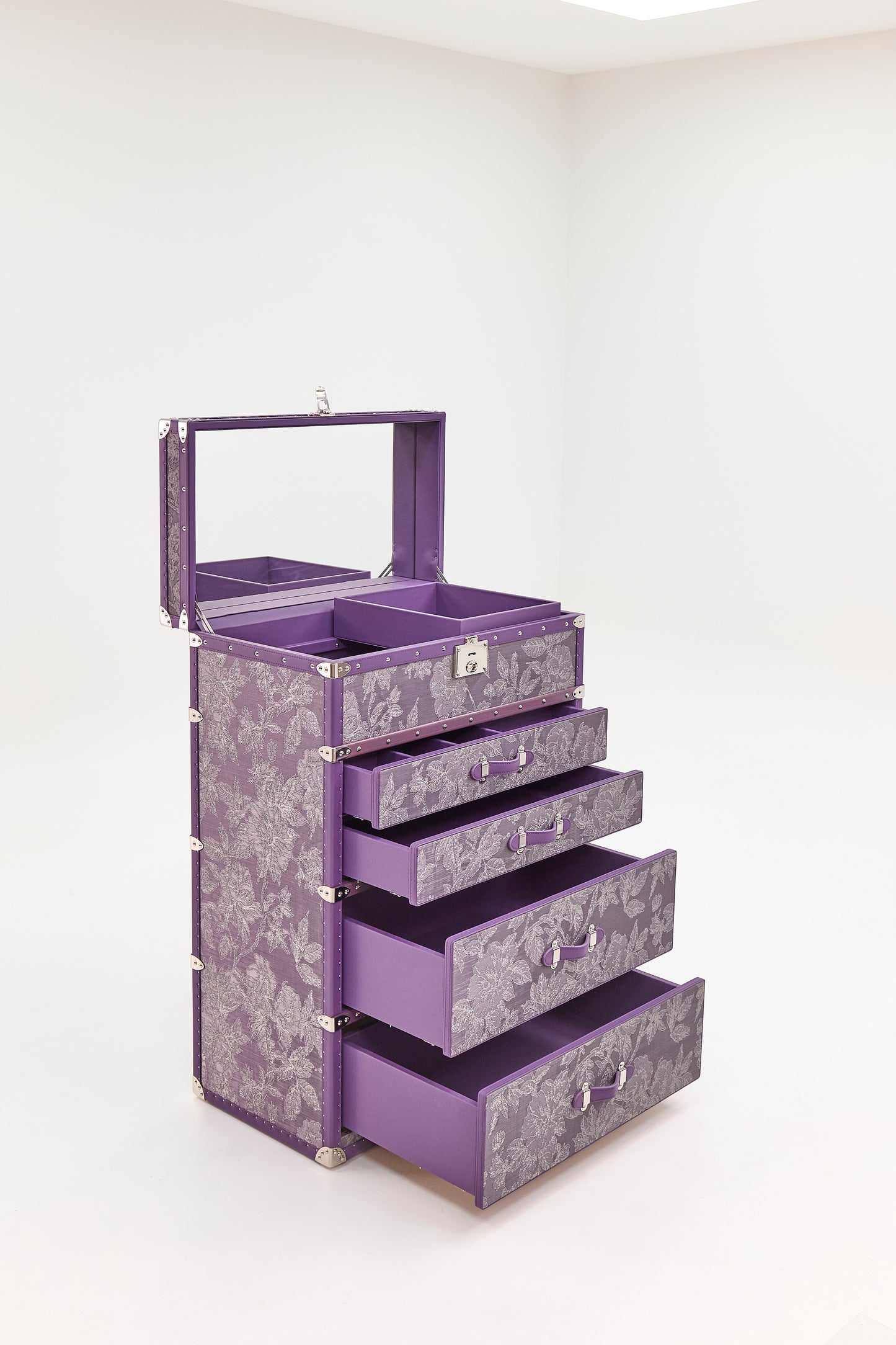 Jewelry Cabinet | Royal Amethyst | Copper wire collection