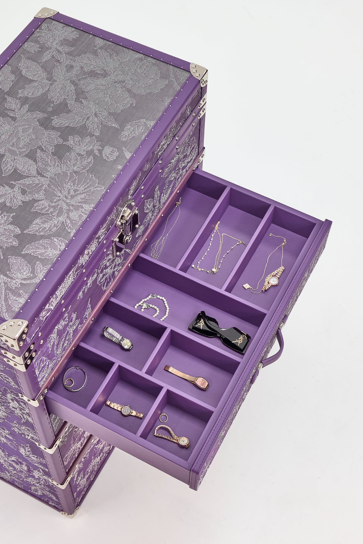 Jewelry Cabinet | Royal Amethyst | Copper wire collection