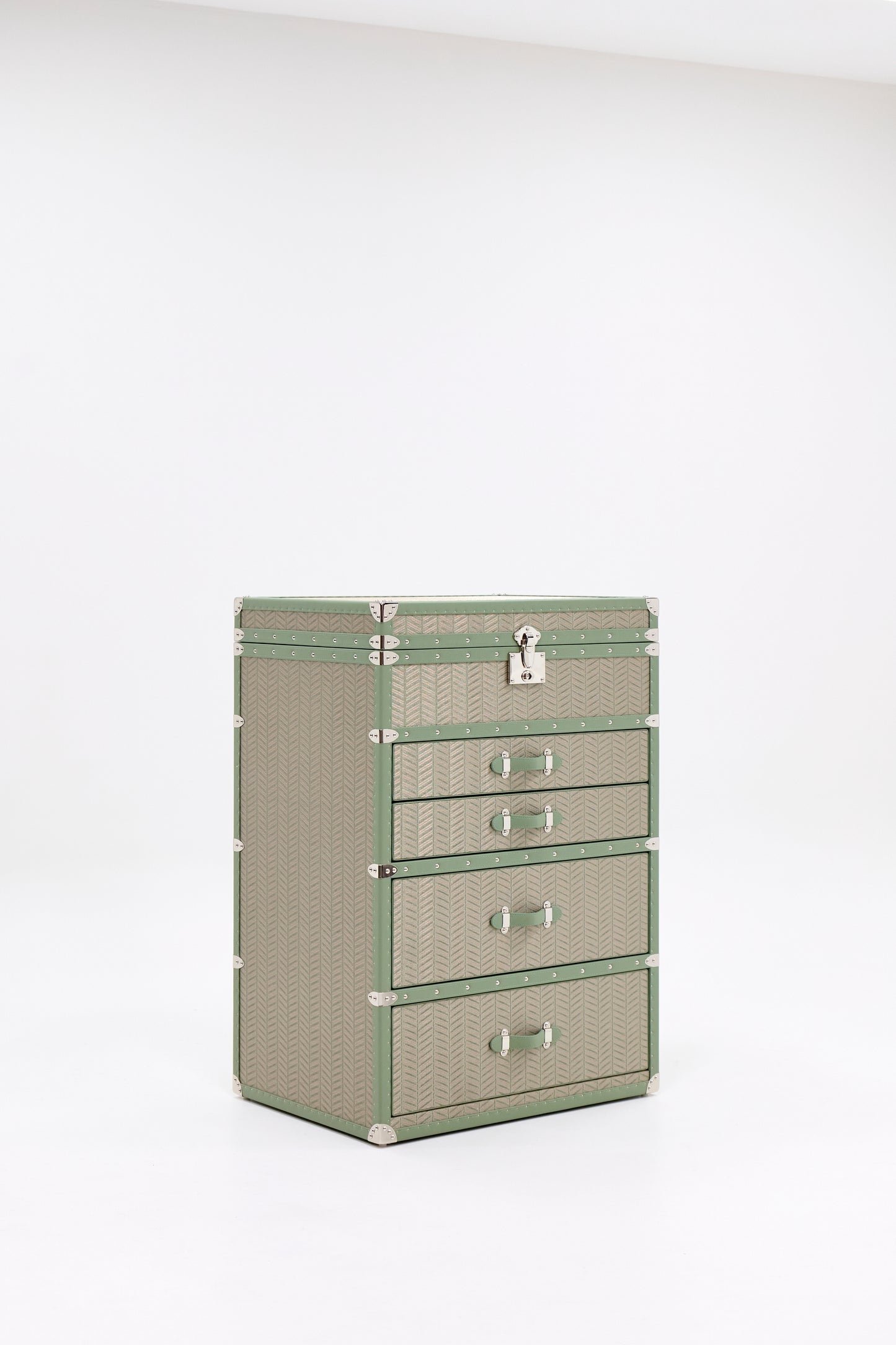 Jewelry cabinet | Emerald| Copper wire collection