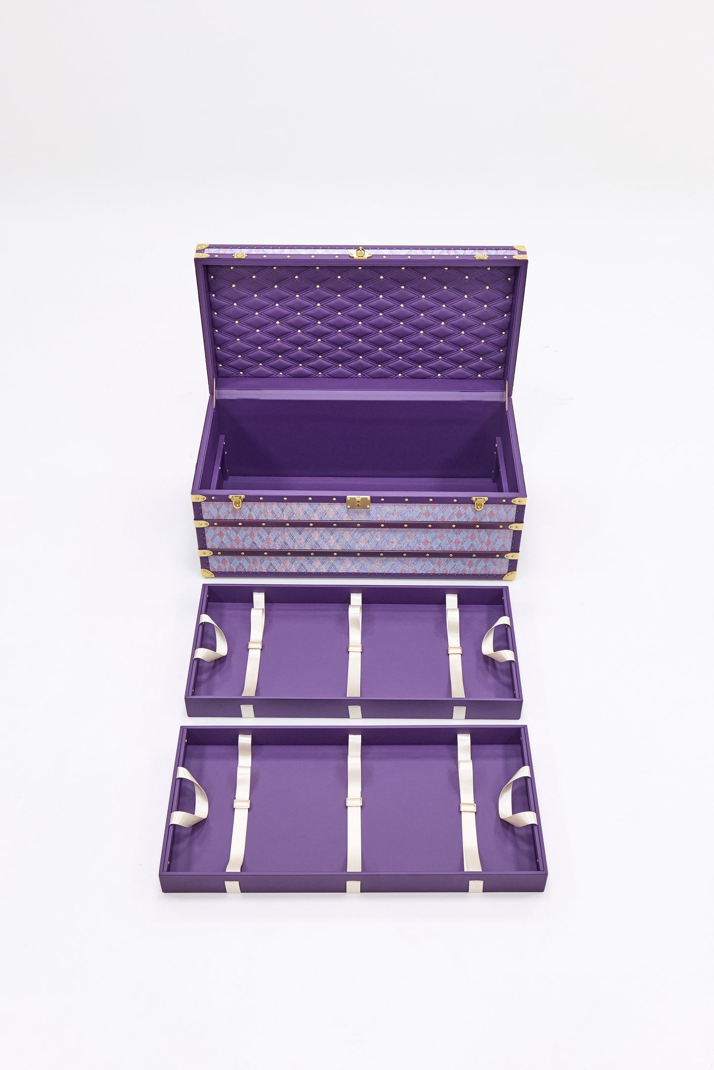 Coffee Table Case | Royal Amethyst| Copper wire