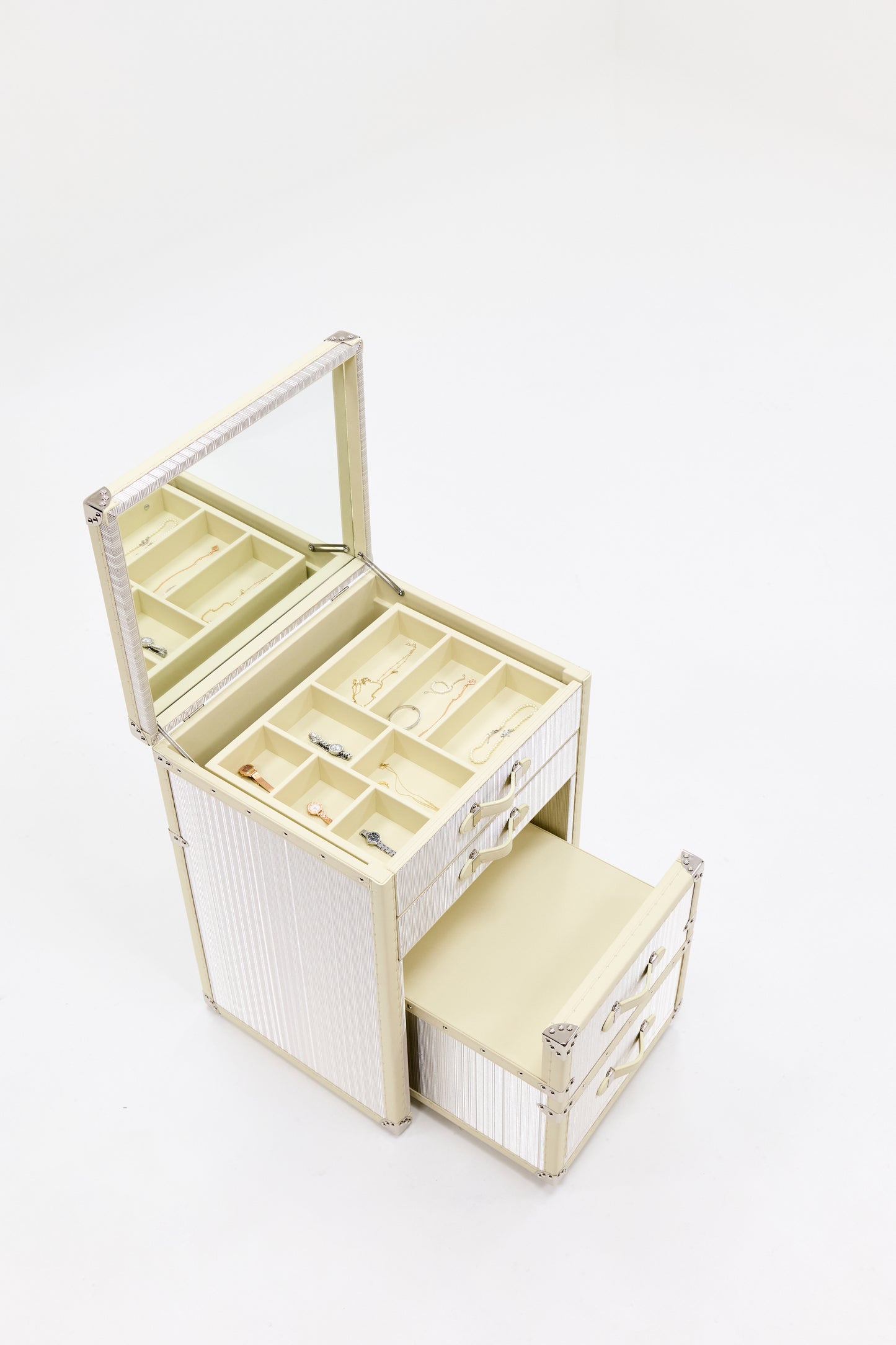 Dressing Table | Gilded White | Copper wire collection