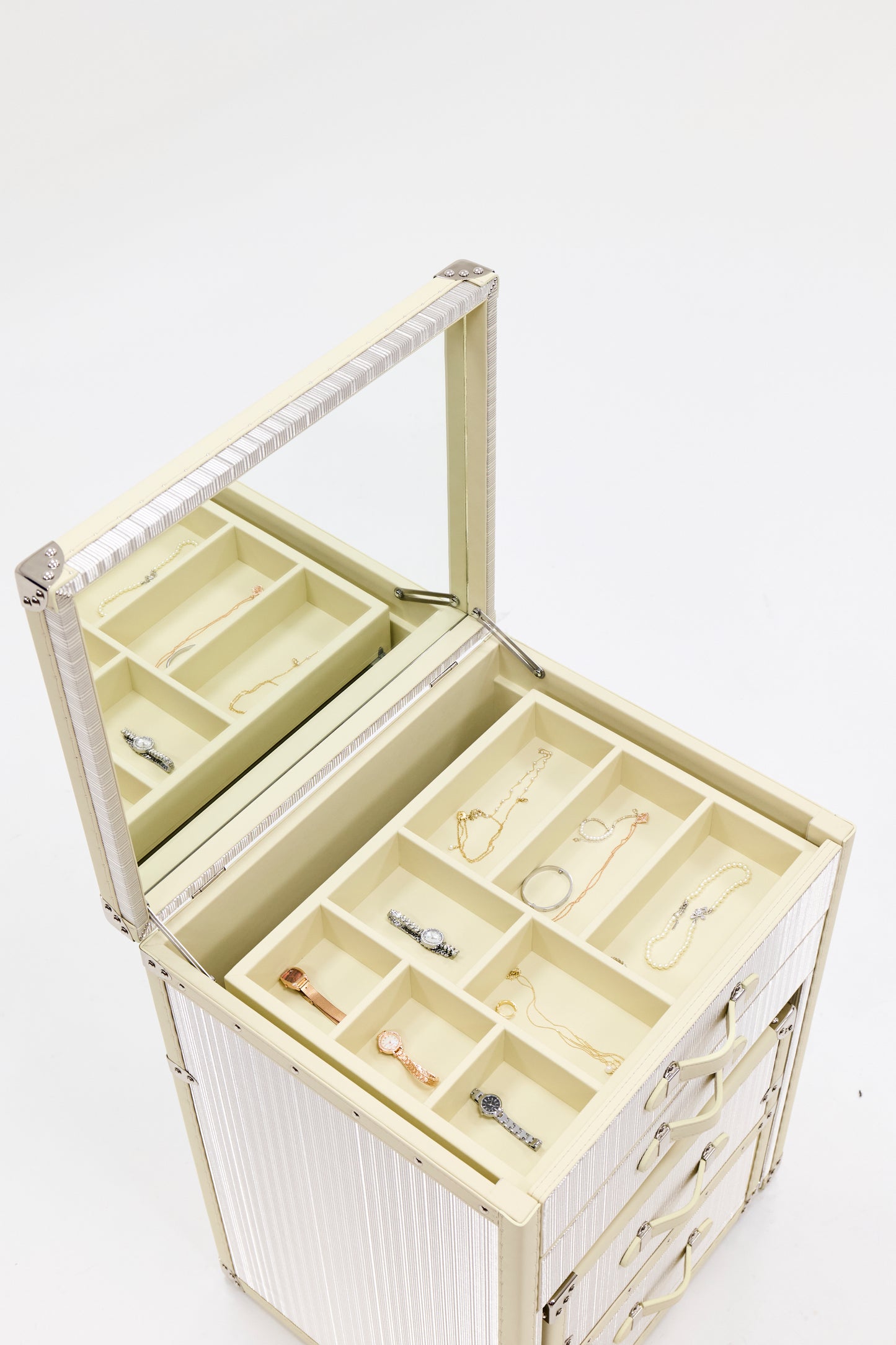 Dressing Table | Gilded White | Copper wire collection