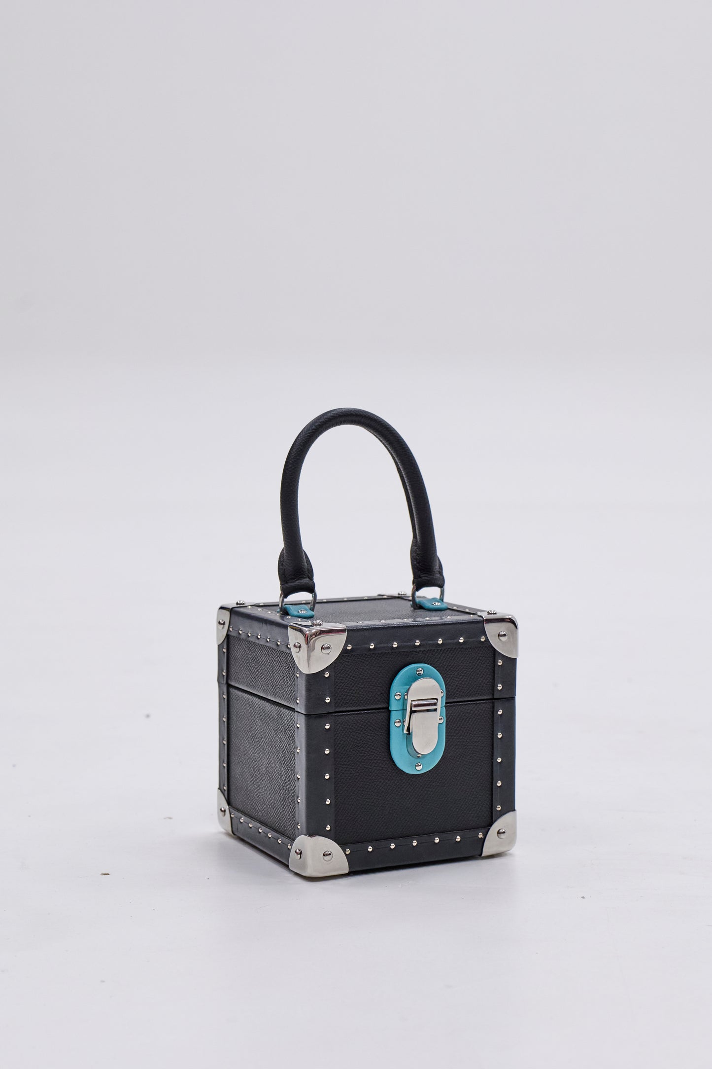 Handheld Jewelry Case|Black | Leather collection