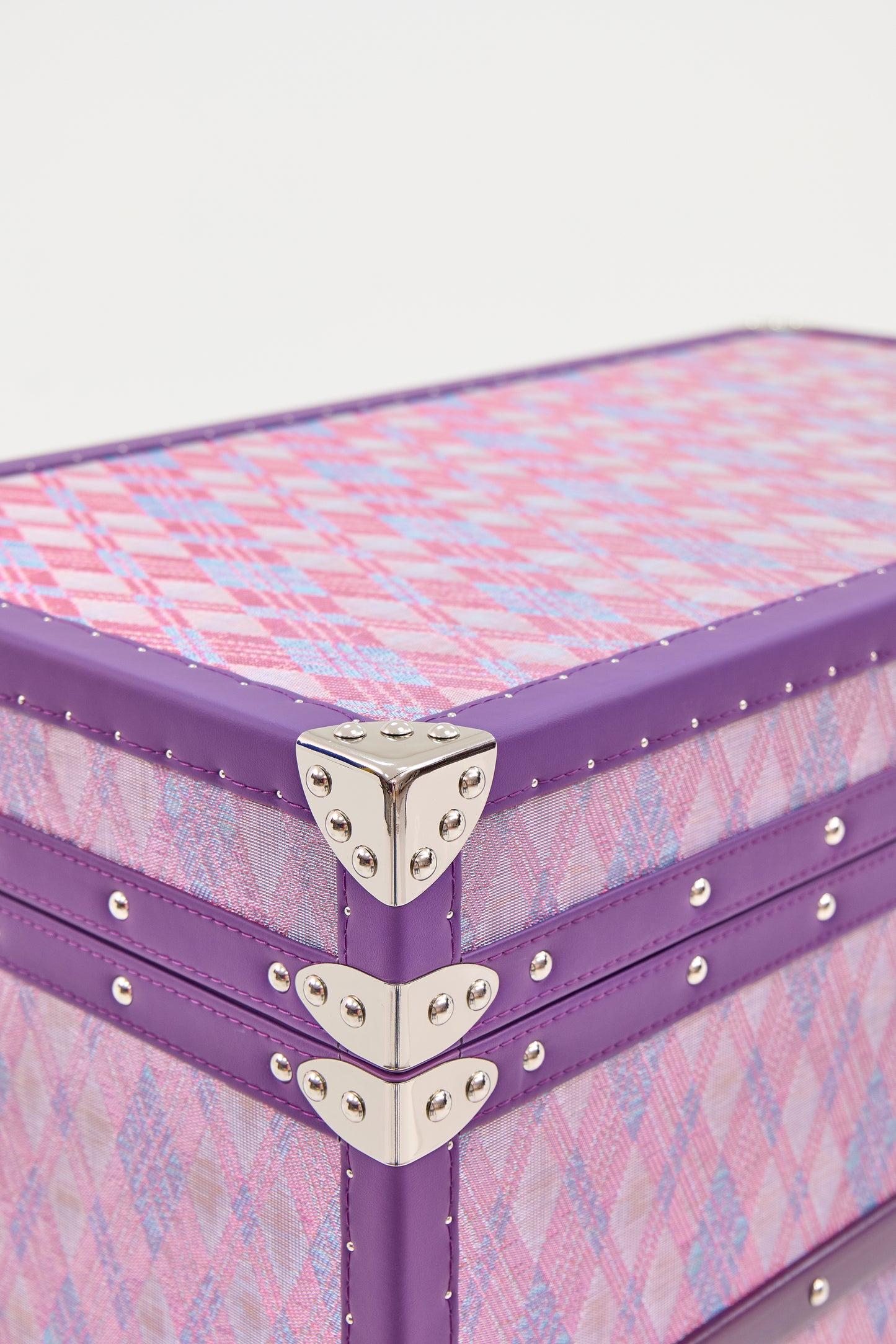 Biometric Jewelry Cabinet | Royal Amethyst | Copper wire collection