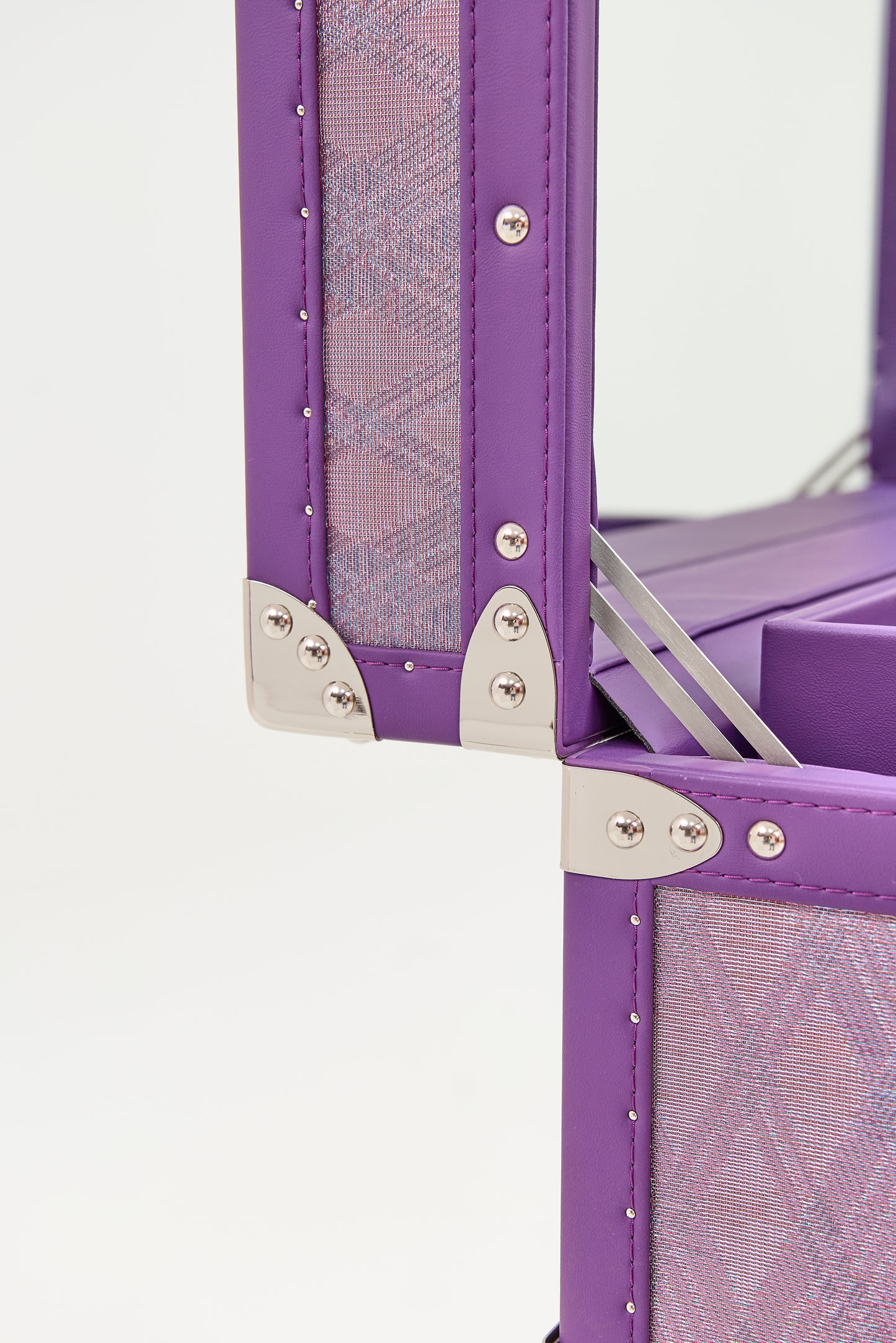 Biometric Jewelry Cabinet | Royal Amethyst | Copper wire collection