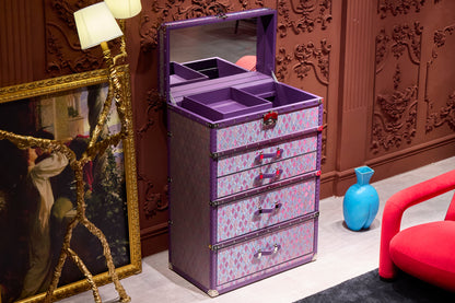 Jewelry cabinet ｜Anemone purple ｜Copper wire collection