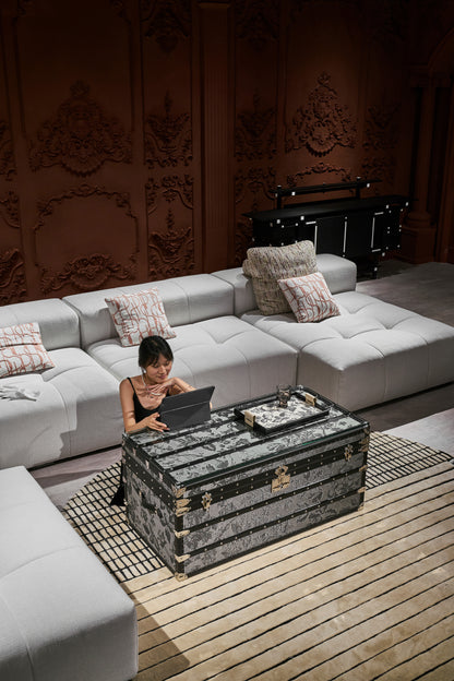 Premium Coffee Table Case | black-white | Copper wire collection