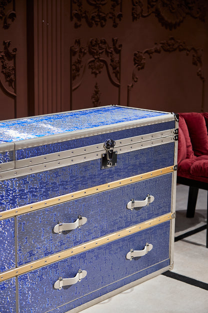 Large - sized side cabine|  Blue  |  Copper wire