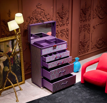 Jewelry cabinet ｜Anemone purple ｜Copper wire collection