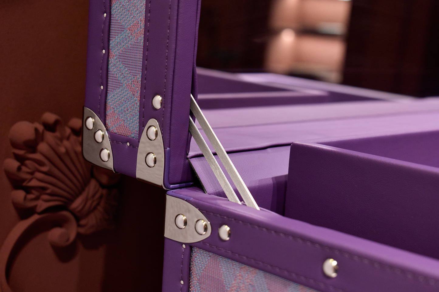 Jewelry cabinet ｜Anemone purple ｜Copper wire collection