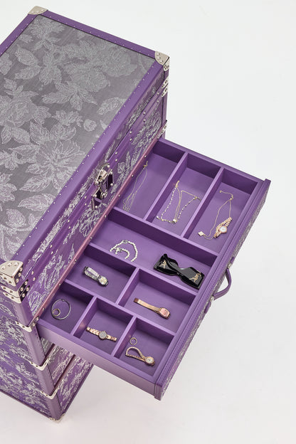 Jewelry Cabinet | Royal Amethyst | Copper wire collection
