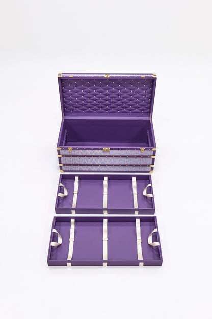 Coffee Table Case | Royal Amethyst| Copper wire