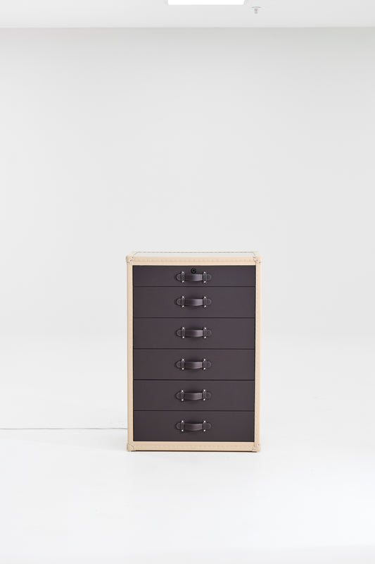 Jewelry Armoire |Black-cream beige |Leather Collection