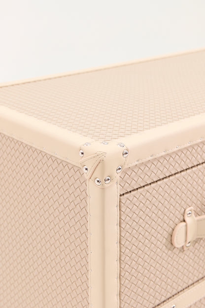 Six-Drawer Side Cabinet｜Beige｜Leather Collection