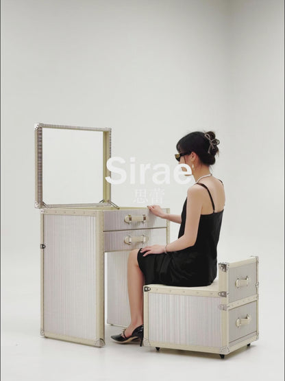 Dressing Table | Gilded White | Copper wire collection