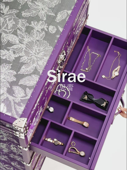 Jewelry Cabinet | Royal Amethyst | Copper wire collection