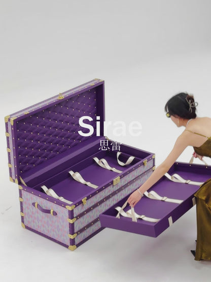 Coffee Table Case | Royal Amethyst| Copper wire